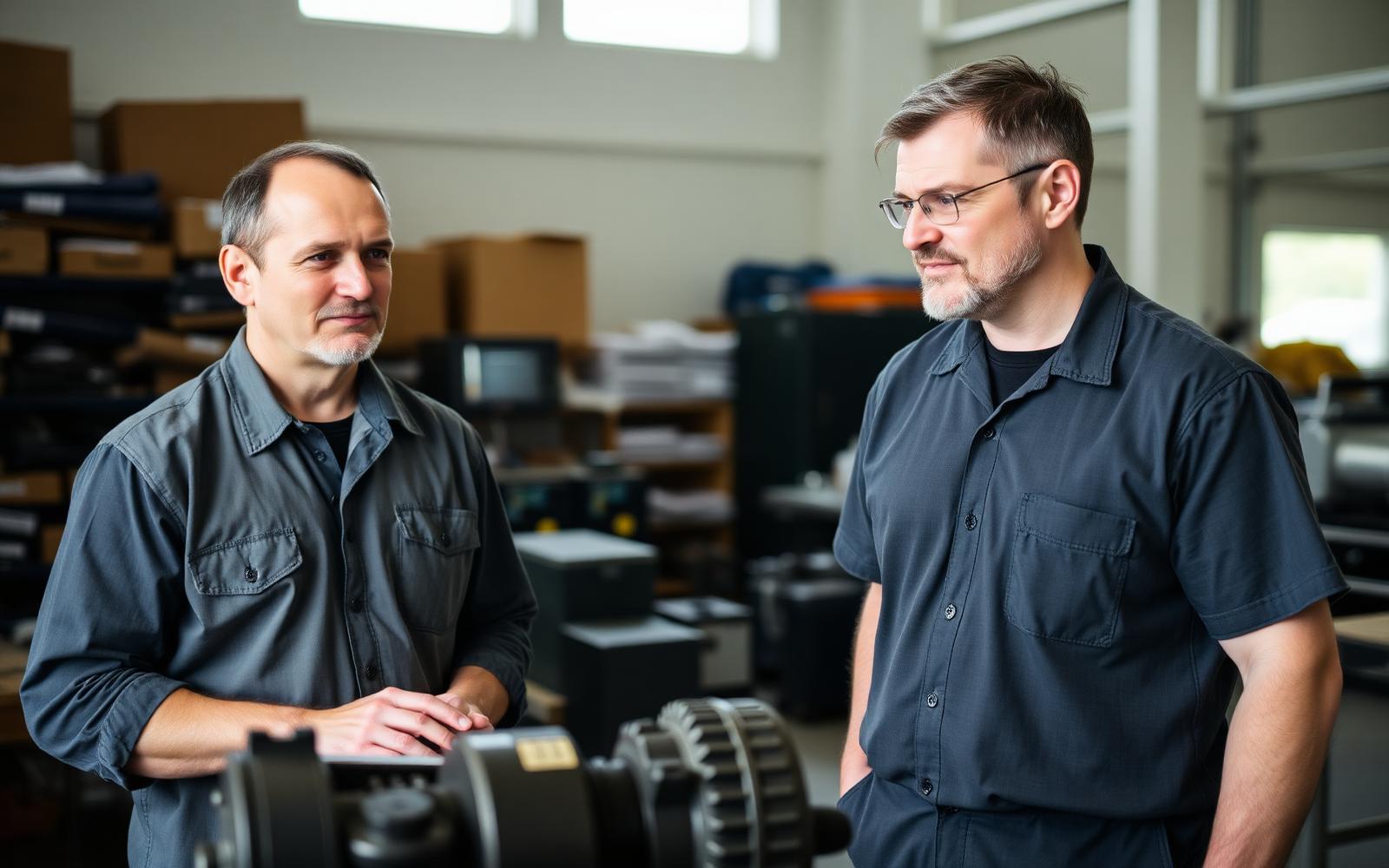 New Zealand business owners discussing a commercial funding requirement